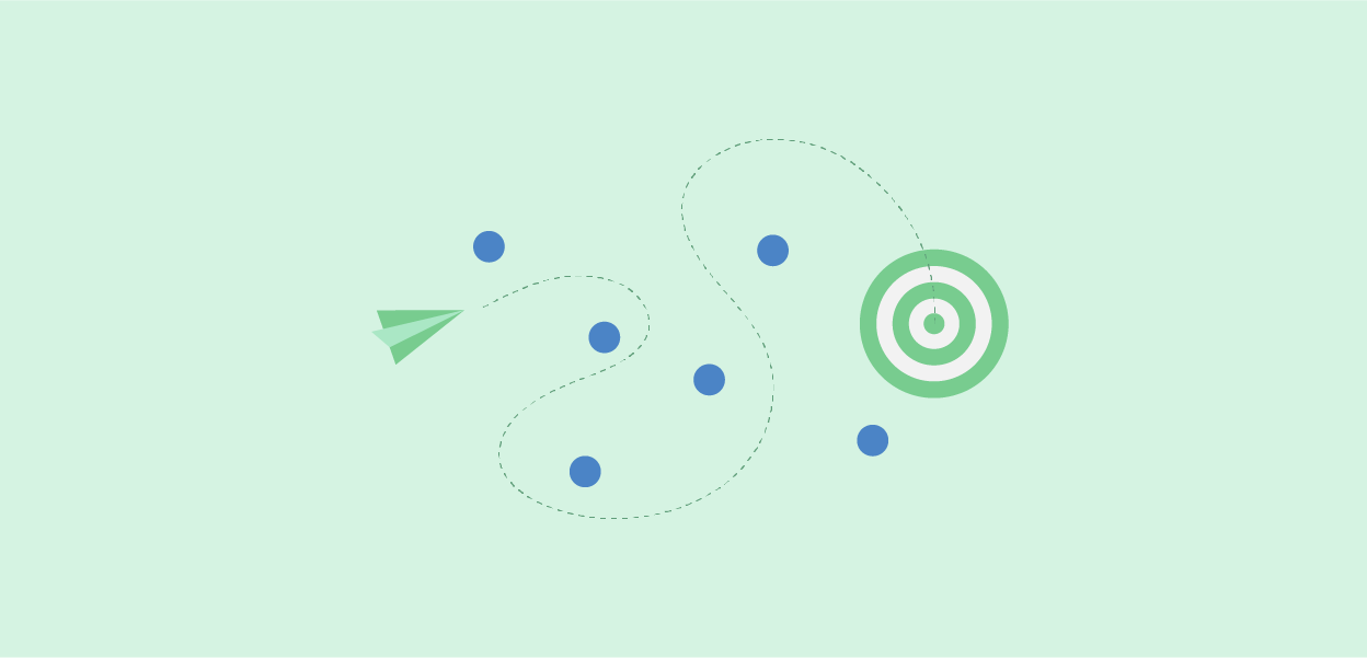 avion papier focus cible