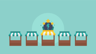 Représentation de se démarquer face à la compétition